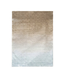 Teppich Abstrakt - Mellow Blau Taupe