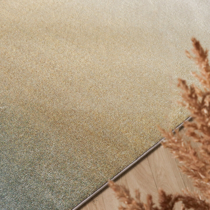 Teppich Abstrakt - Mellow Blau Gelb