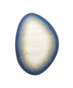 Teppich Organisch - Mellow Blau Gelb