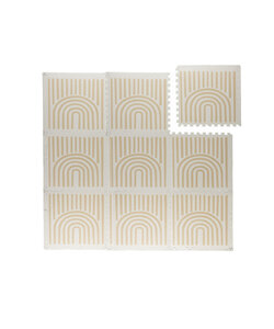 Puzzlematte - Alfie XL Grid Beige