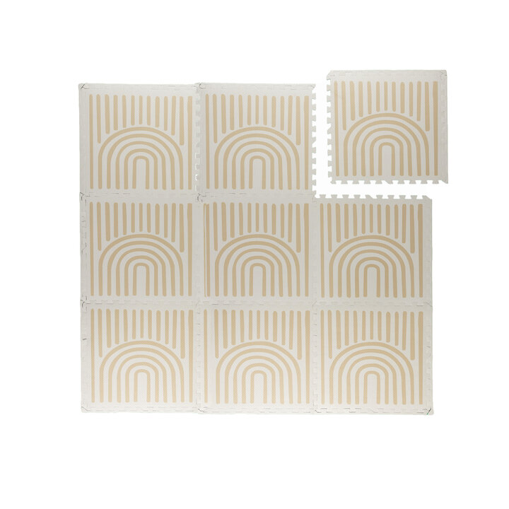Puzzlematte - Alfie XL Grid Beige