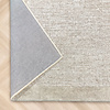 Kurzflor Teppich - Elena Border Taupe - thumbnail 6