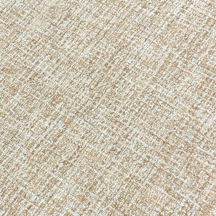 Kurzflor Teppich - Elena Border Braun