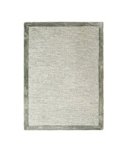 Kurzflor Teppich - Elena Border Grün