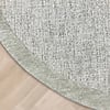 Rund Kurzflor Teppich - Elena Border Grün - thumbnail 3