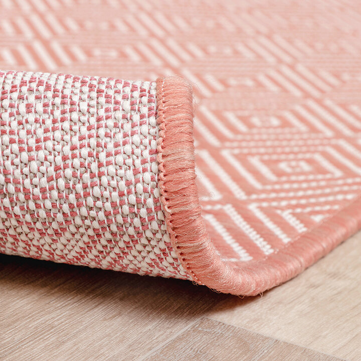 In- & Outdoor Teppich - Summer Tile Rosa