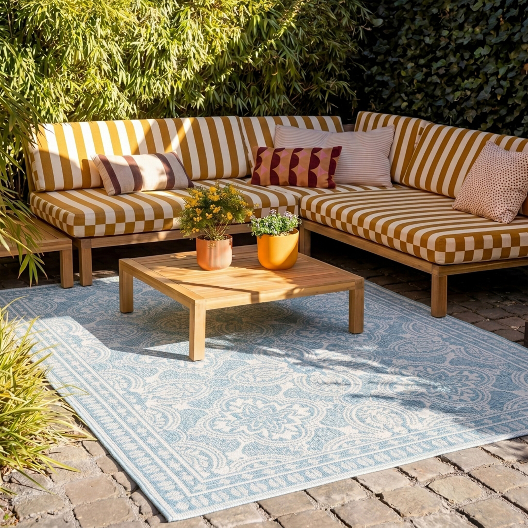 In- & Outdoor Teppich - Summer Oriental Hellblau