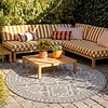 In- & Outdoor Teppich Rund - Summer Oriental Grau - thumbnail