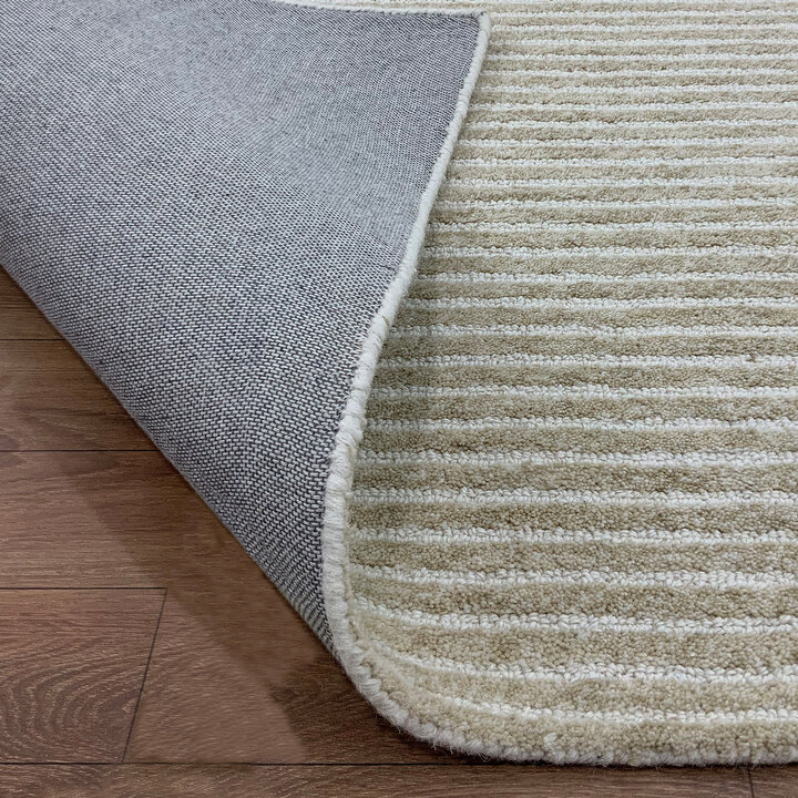 Kurzflor Teppich - Juliette Stripes Gold