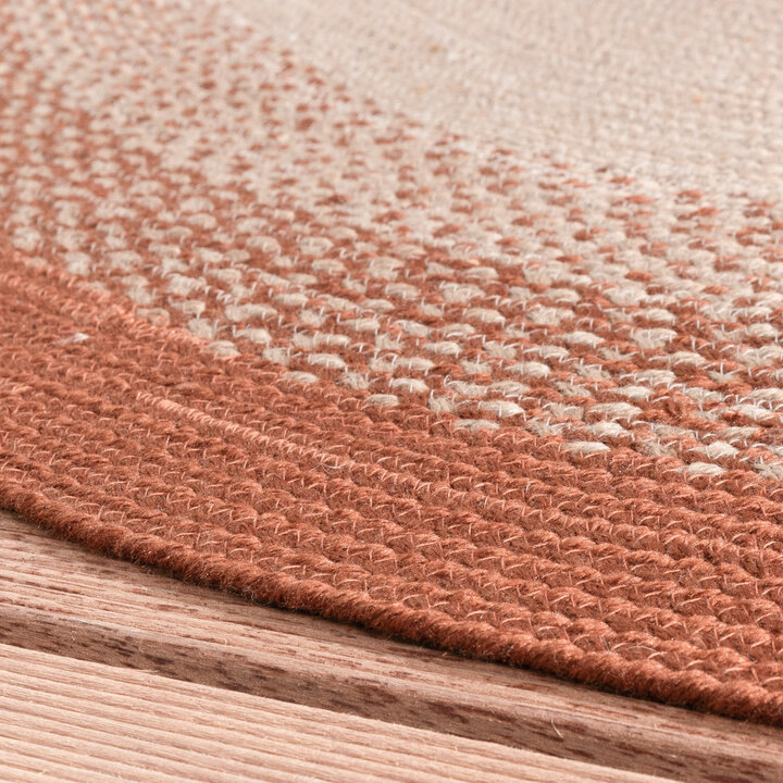 In- & Outdoor Teppich Rund - Florence Terracotta