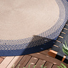 In- & Outdoor Teppich Rund - Florence Blau - thumbnail 2