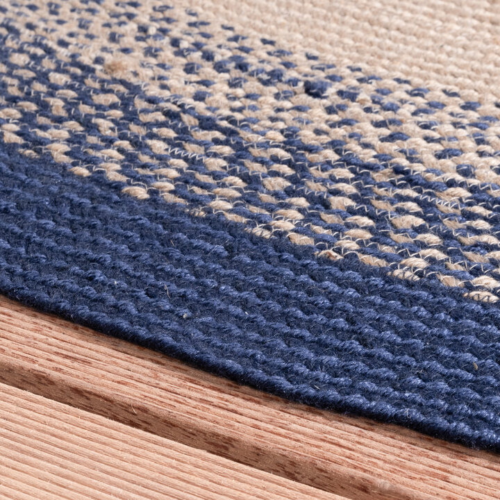 In- & Outdoor Teppich Rund - Florence Blau