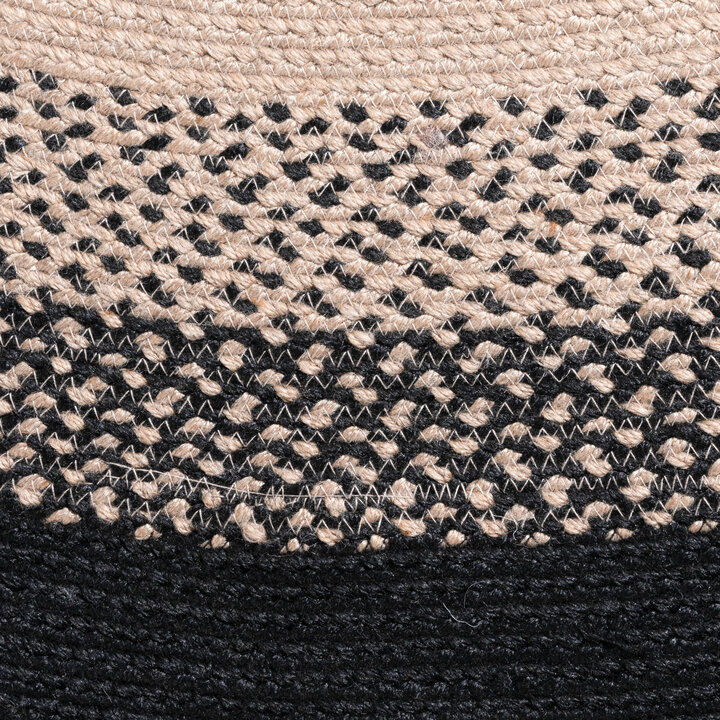 In- & Outdoor Teppich Rund - Florence Schwarz