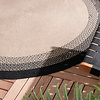 In- & Outdoor Teppich Rund - Florence Schwarz - thumbnail 2