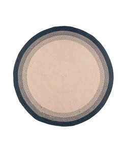 In- & Outdoor Teppich Rund - Florence Schwarz