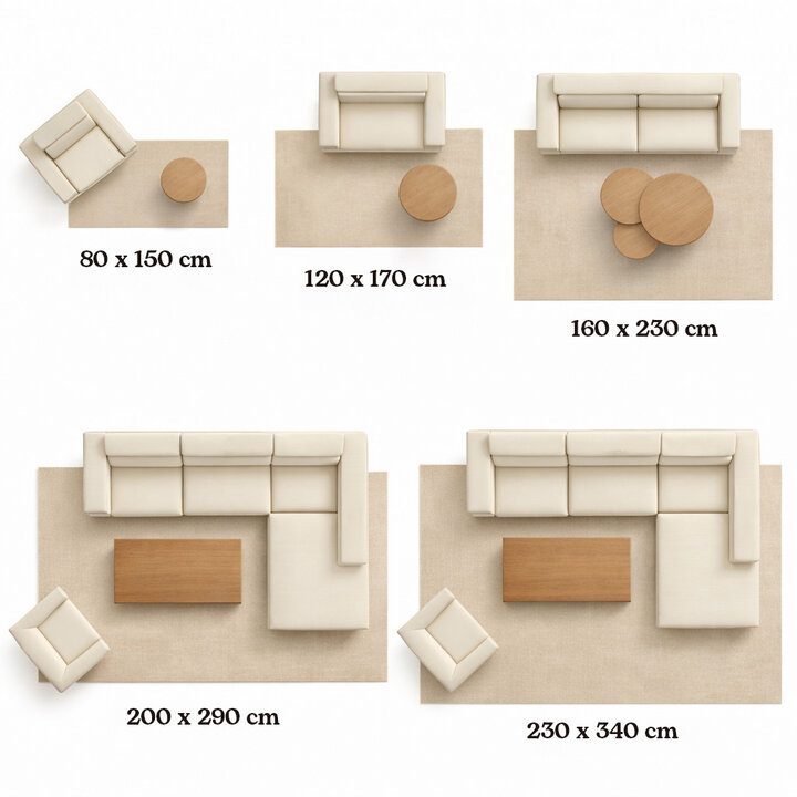 Wollteppich - Theodore Beige
