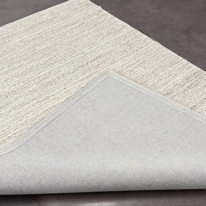 Wollteppich - Pedro Taupe Meliert
