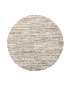 Wollteppich Rund - Pedro Taupe Meliert