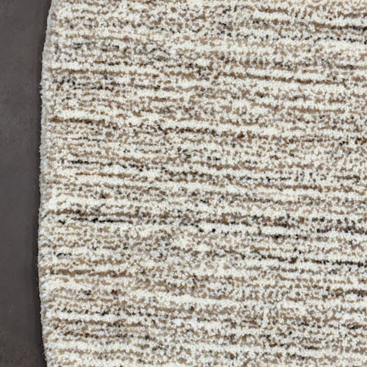 Wollteppich Rund - Pedro Taupe Meliert