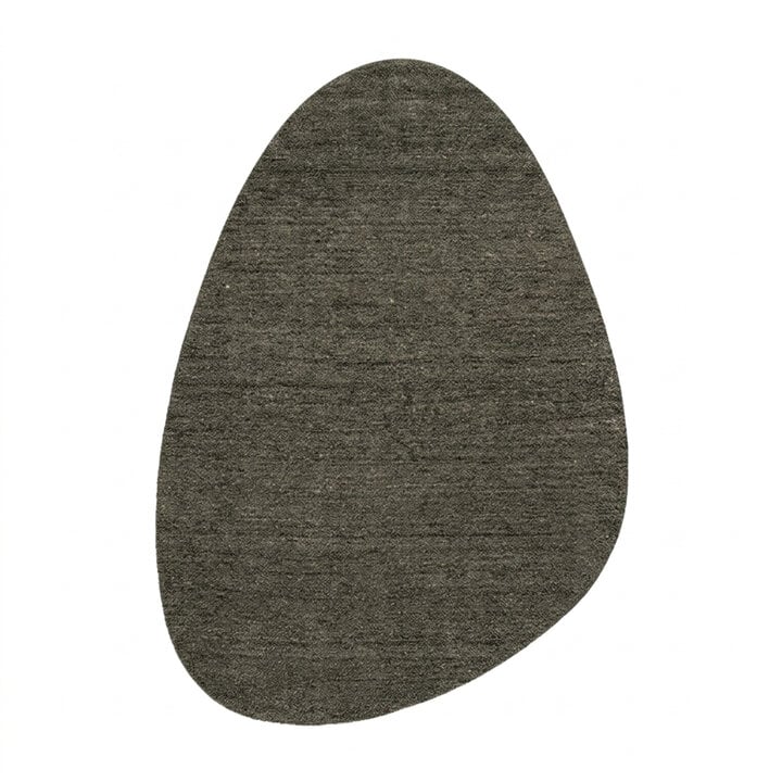 Berberteppich - Aicha Pebble Dunkelgrün