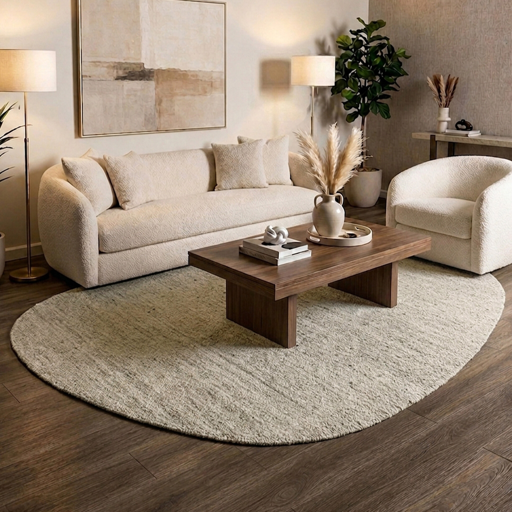 Berberteppich - Aicha Pebble Taupe
