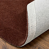 Wollteppich Rund - Isara Border Dunkelbraun - thumbnail 5