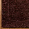 Wollteppich - Isara Border Dunkelbraun - thumbnail 3