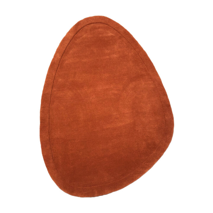 Teppich Organisch - Isara Border Terracotta