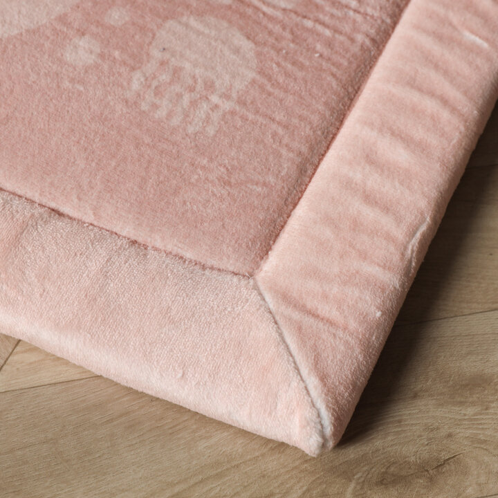 Waschbare Spielmatte Baby - Flo Rosa