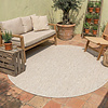 In- & Outdoor Teppich Rund - Costa Beige - thumbnail
