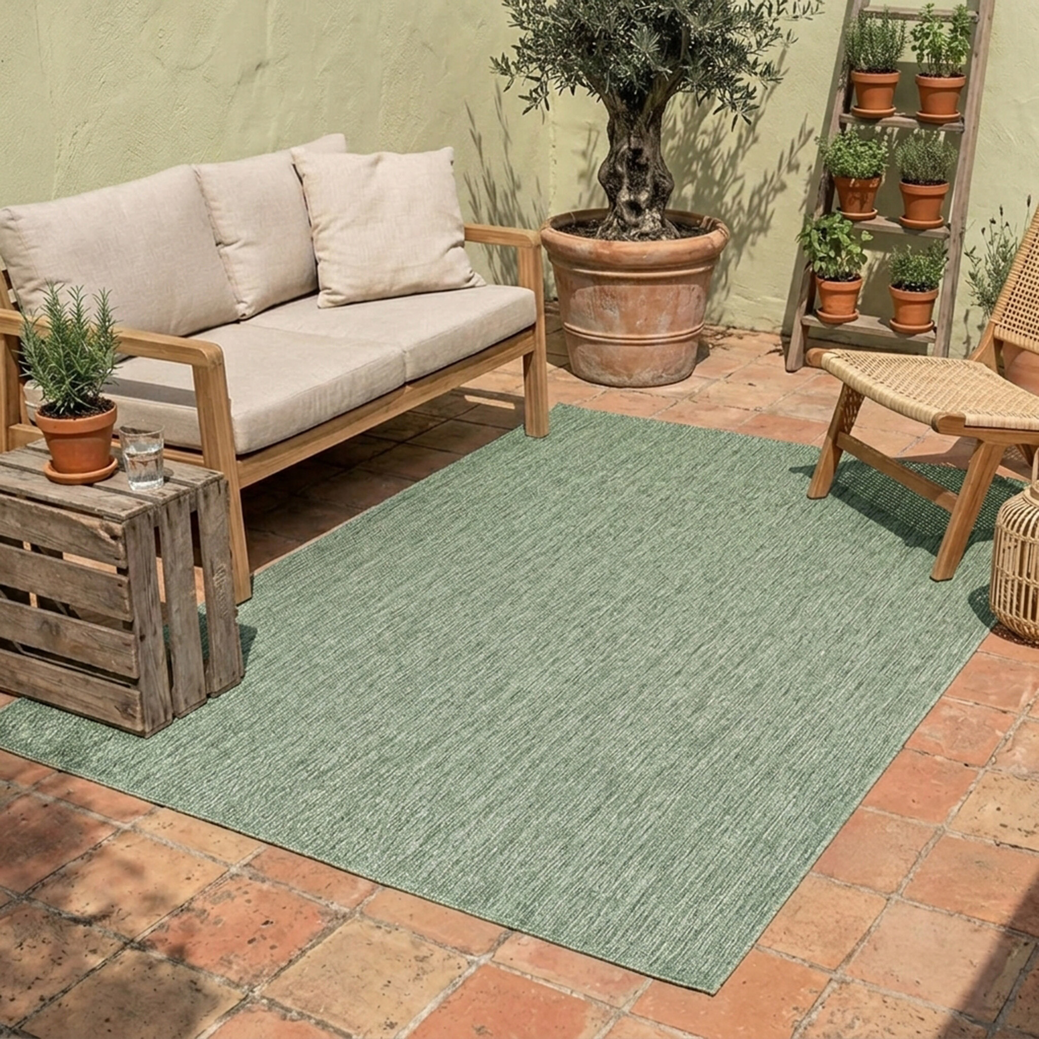 In- & Outdoor Teppich - Costa Grün