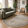 Orientteppich Rund - Leyla Medaillon Taupe - thumbnail