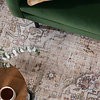 Orientteppich Rund - Leyla Medaillon Taupe - thumbnail 2