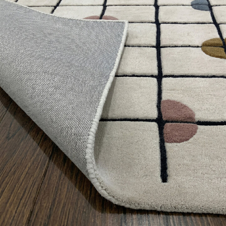 Geometrischer Teppich - Brunello Circles Bunt