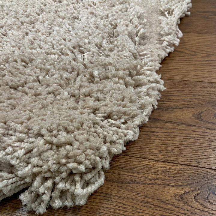 Teppich Organisch - Odette Grid Taupe