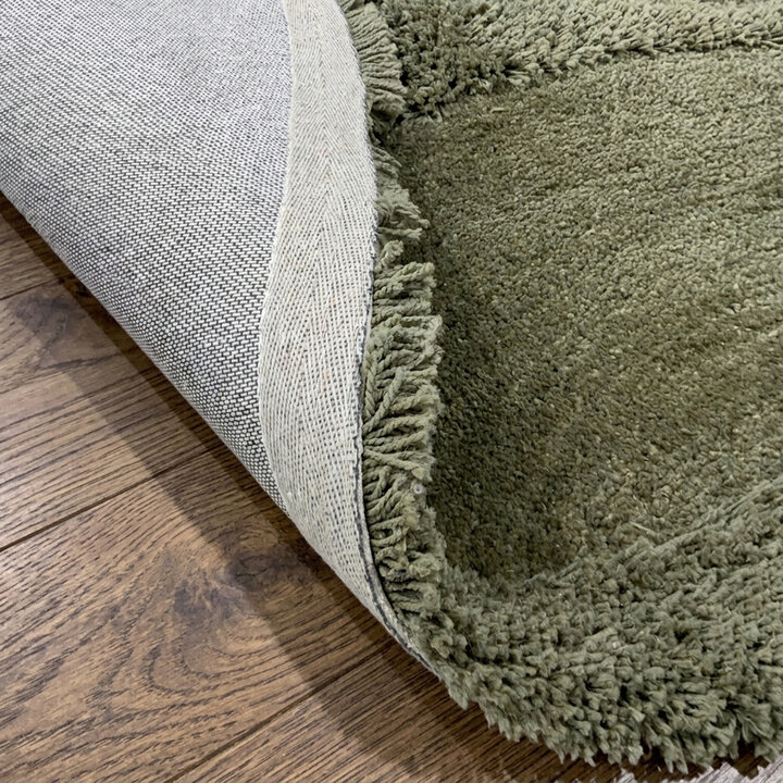 Teppich Organisch - Odette Curves Grün