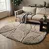 Teppich Organisch - Odette Curves Taupe - thumbnail