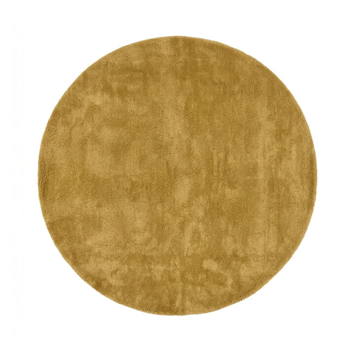 Wollteppich rund - Leone Gold