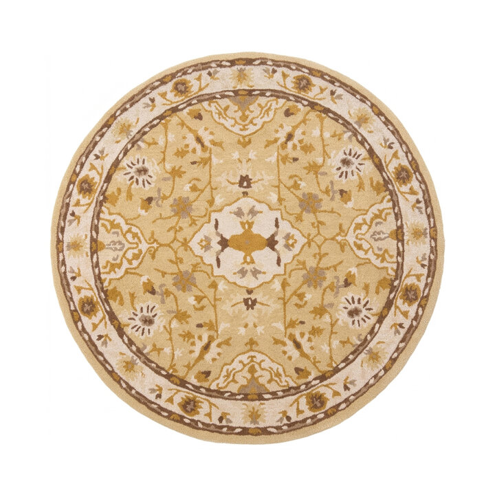 Teppich Vintage Rund - Valentina Creme