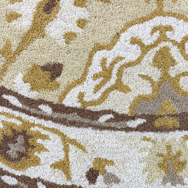 Teppich Vintage Rund - Valentina Creme