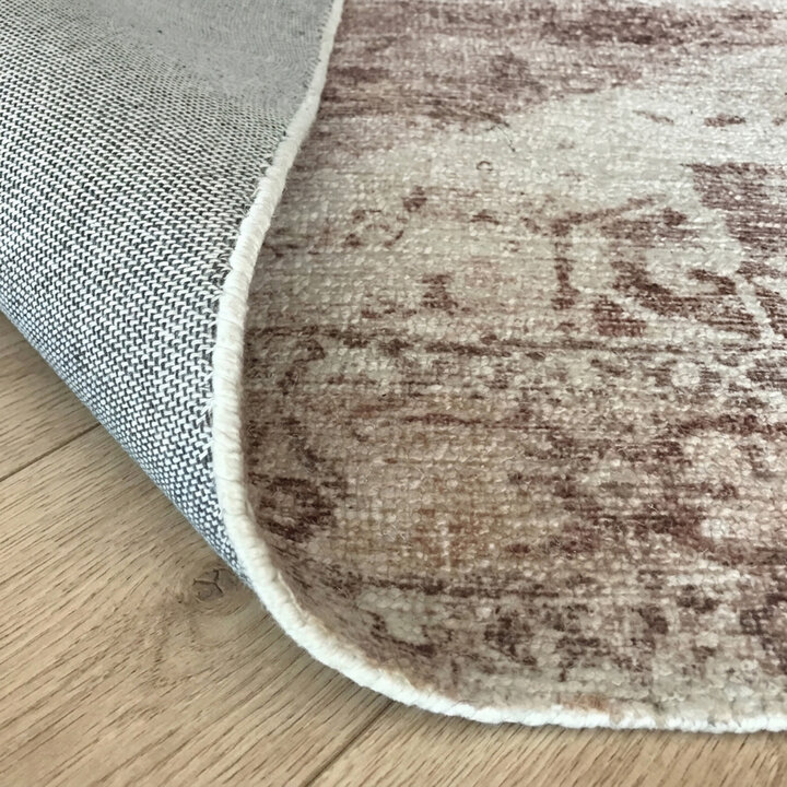 Vintage teppich - Kyra Medaillon Braun