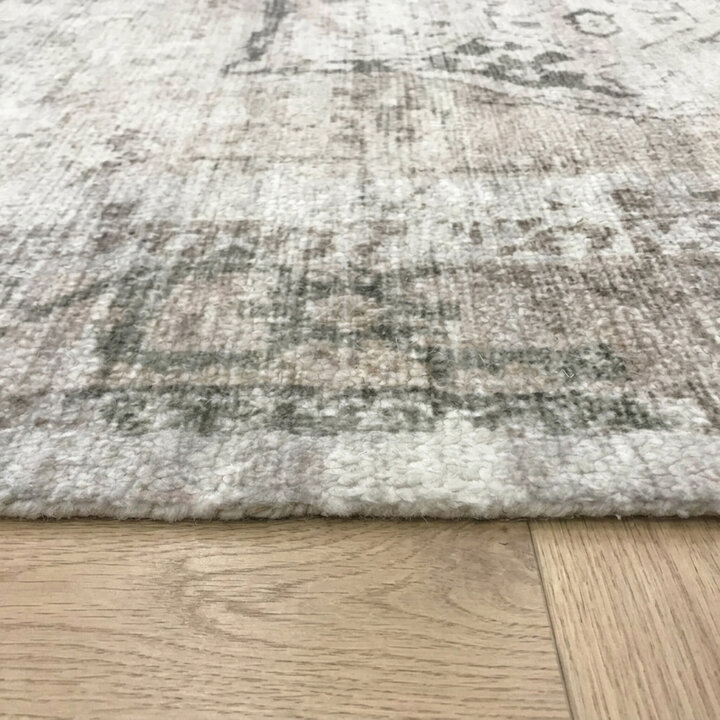 Vintage teppich - Kyra Medaillon Creme