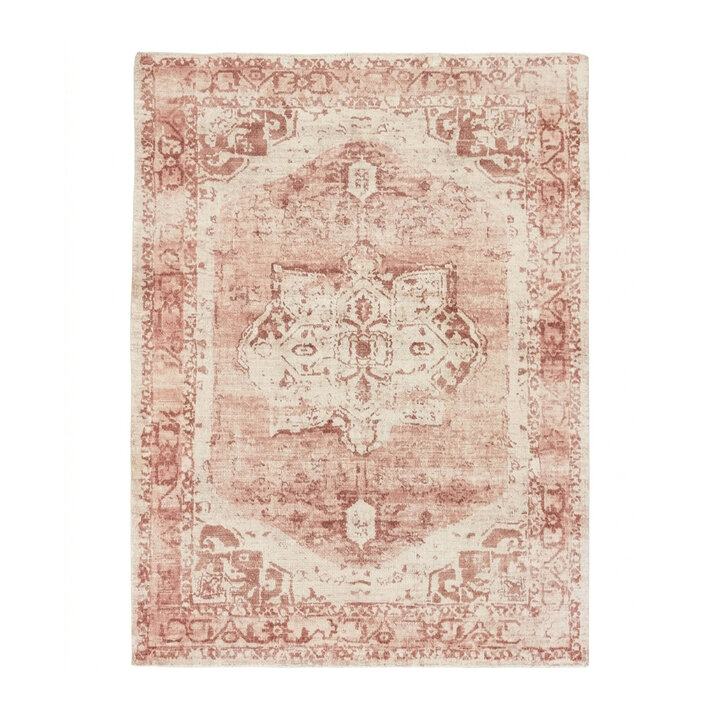 Vintage teppich - Kyra Medaillon Rosa