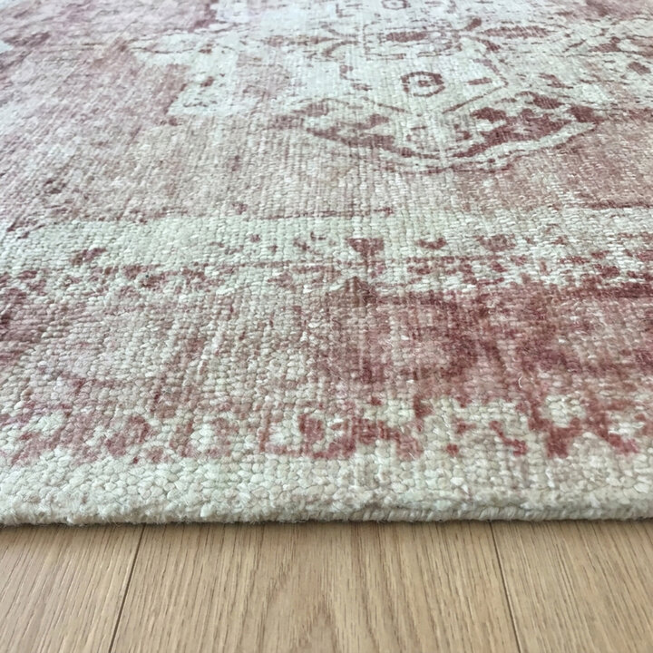 Vintage teppich - Kyra Medaillon Rosa