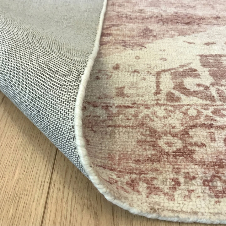 Vintage teppich - Kyra Medaillon Rosa