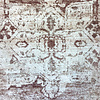 Teppich rund vintage - Kyra Medaillon Braun - thumbnail 2