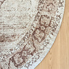 Teppich rund vintage - Kyra Medaillon Braun - thumbnail 3