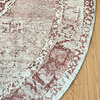 Teppich rund vintage - Kyra Medaillon Rosa - thumbnail 3