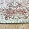 Teppich rund vintage - Kyra Medaillon Rosa - thumbnail 4