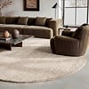Wollteppich rund - Leone Creme - thumbnail